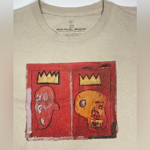 Jean-Michel Basquait Short Sleeve Graohic Tee Sz Lg - Picture 2 of 8
